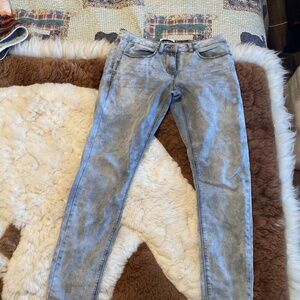 Smokey grey and black